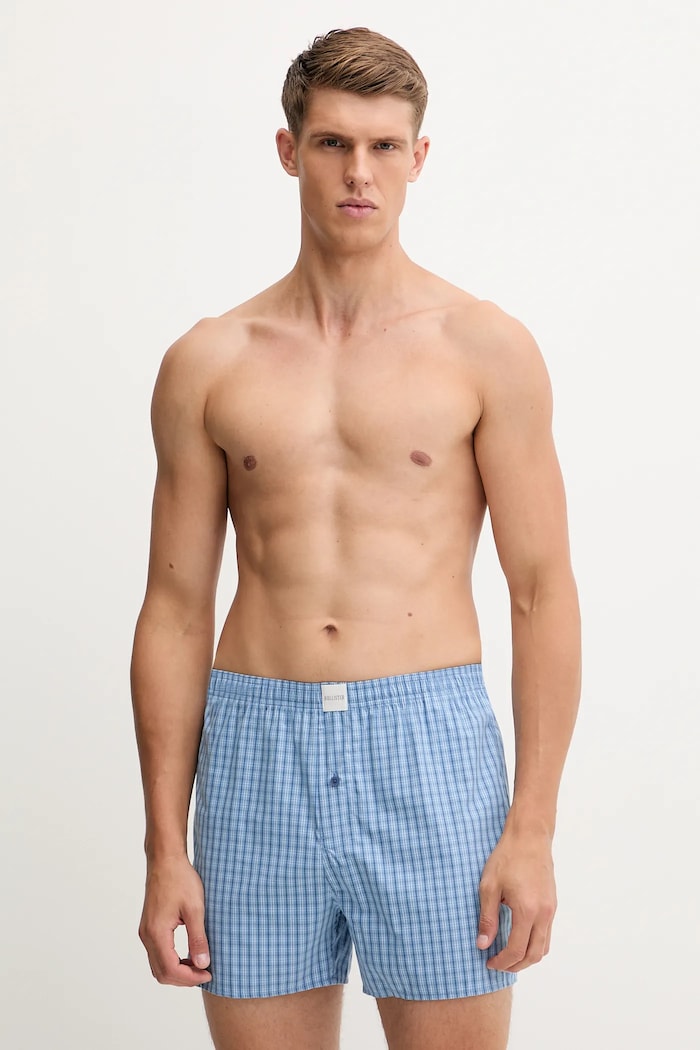 Hollister Co. boxeri de bumbac 5-pack verde KI314.5031.520