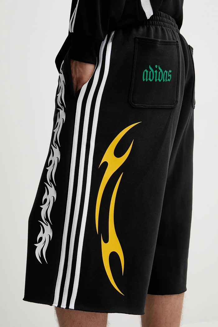 Шорти adidas Originals Spiders Oversized Inch Sweat Shorts чорний JW0205