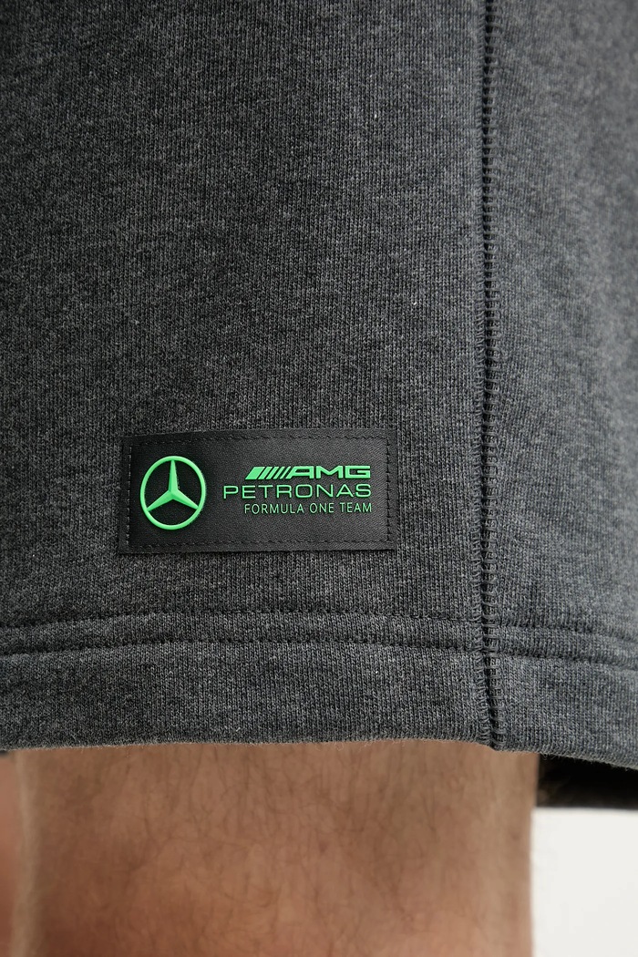 Bavlnené šortky adidas x Mercedes JZ2213 sivá