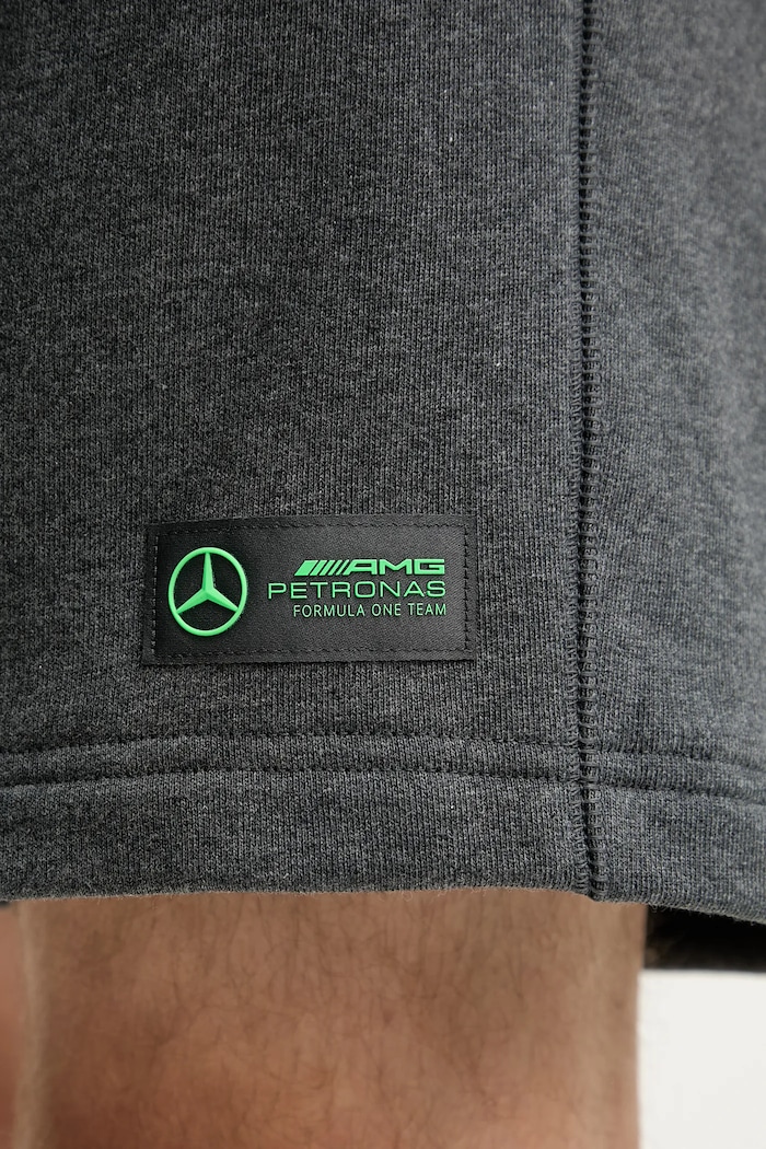 Bavlnené šortky adidas x Mercedes JZ2213 sivá