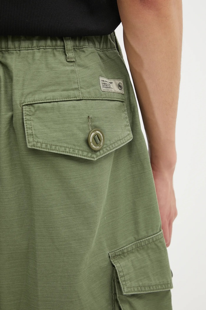 Шорты NEIGHBORHOOD wide cargo 251SPNH.PTM07 зелёный
