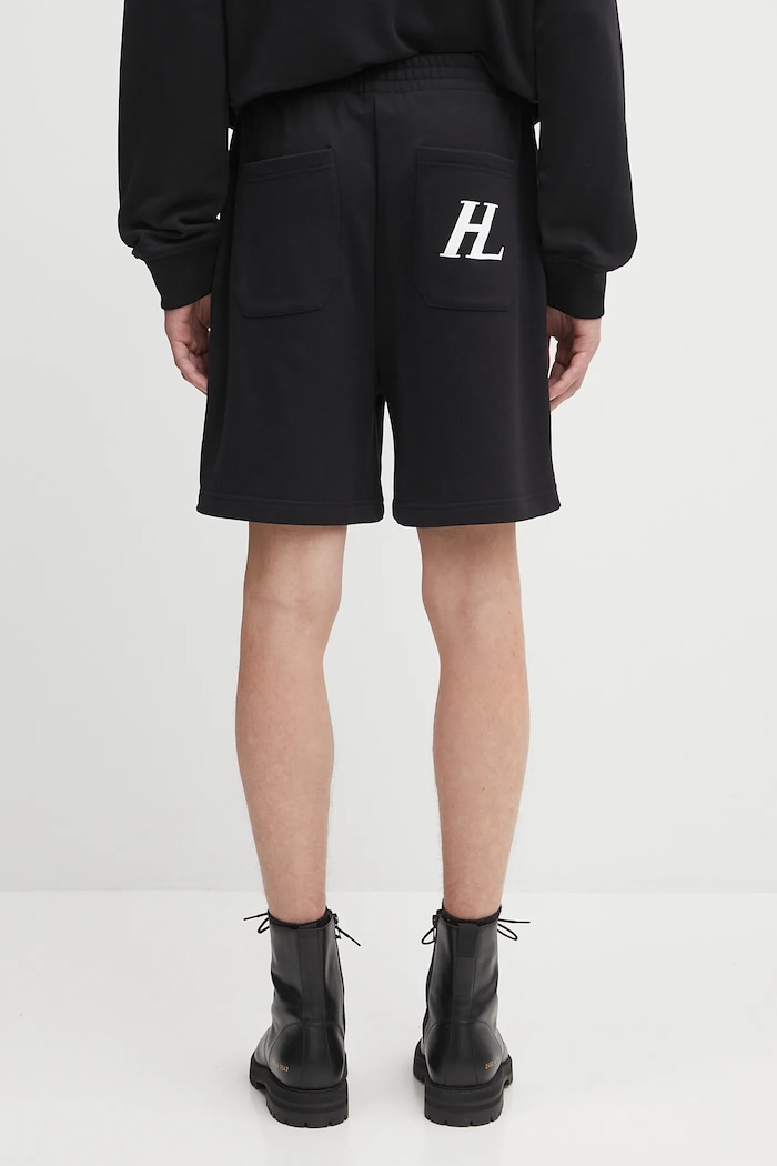 Ρούχα Βαμβακερό σορτσάκι Helmut Lang P04HM209 μαύρο