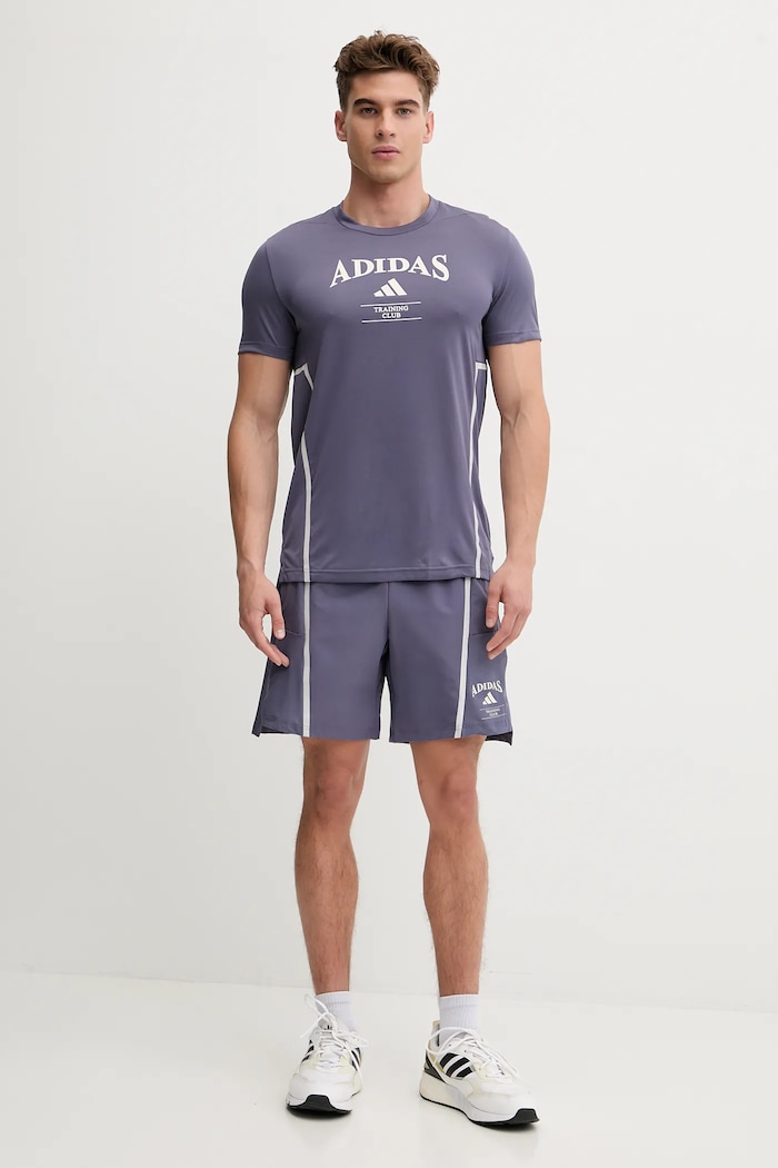 Tréningové šortky adidas Performance D4T Heritage KA5287 fialová AW25