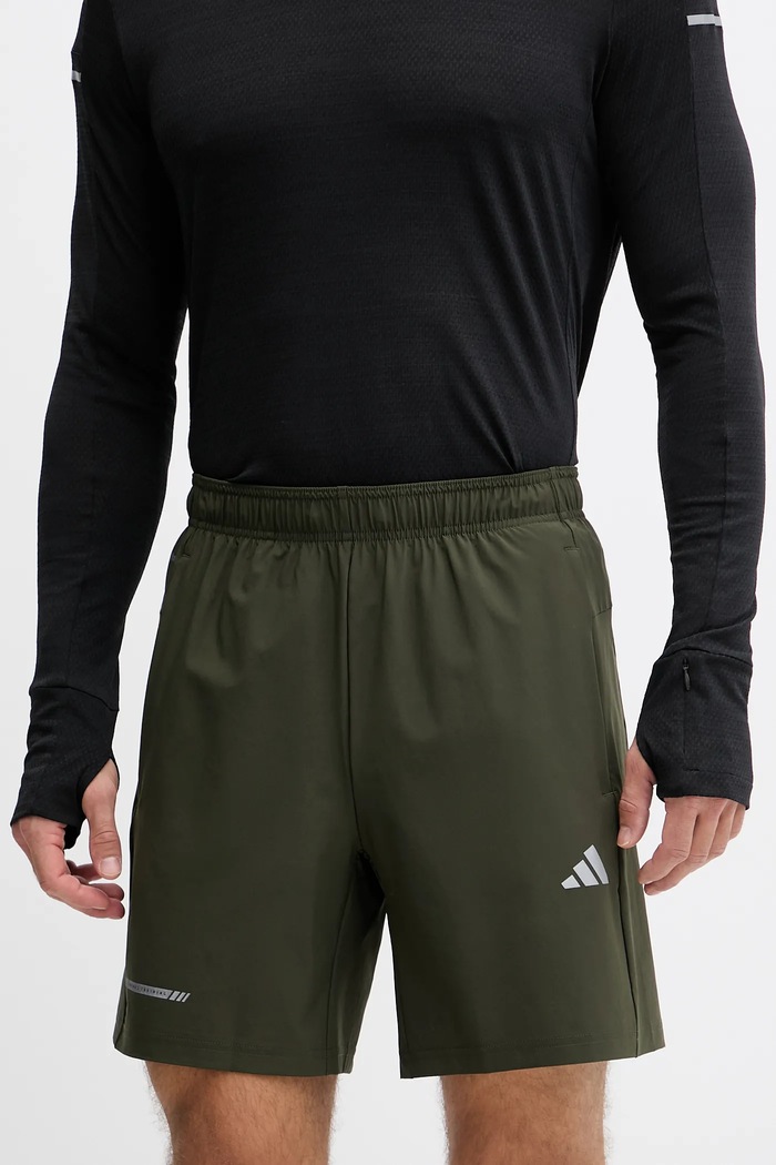 Tréningové šortky adidas Performance Training Essentials Holiday látka zelená KA7862