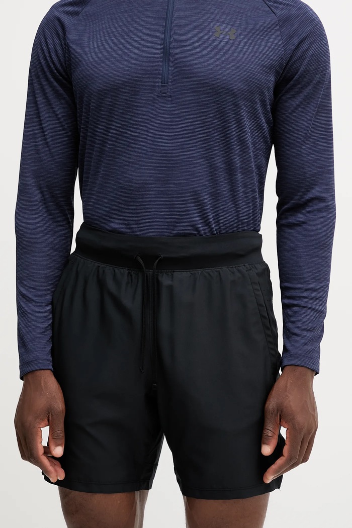 Tréningové šortky Under Armour s elastanom čierna 1376831