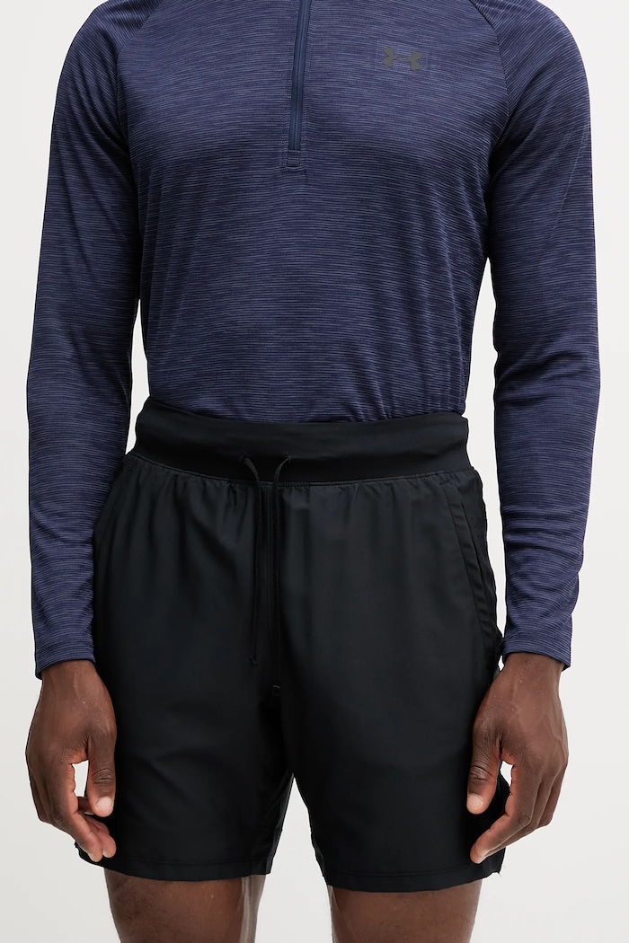Tréningové šortky Under Armour s elastanom čierna 1376831