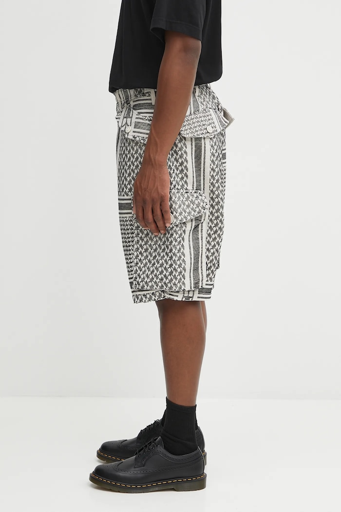 NEIGHBORHOOD pantaloncini jq shemagh cargo short pants 251SPNH.PTM09 bianco AW25