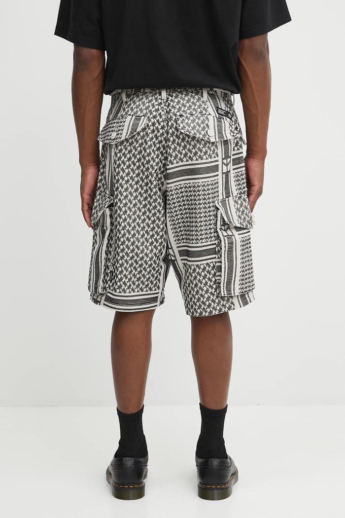 Abbigliamento NEIGHBORHOOD pantaloncini jq shemagh cargo short pants 251SPNH.PTM09 bianco