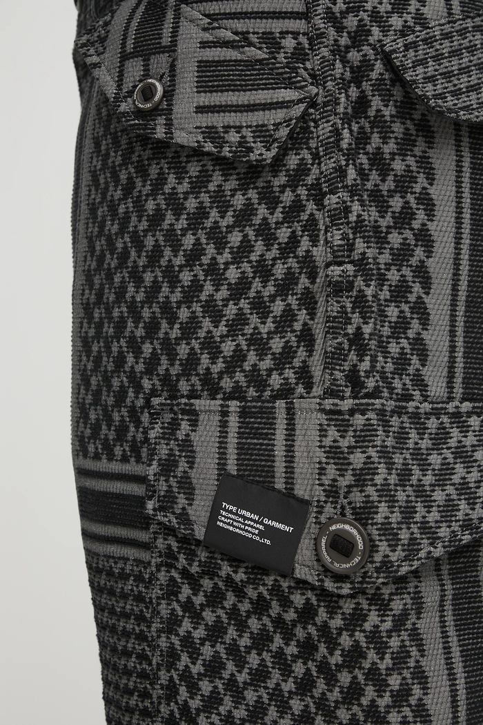 NEIGHBORHOOD shorts jq shemagh cargo short pants black 251SPNH.PTM09