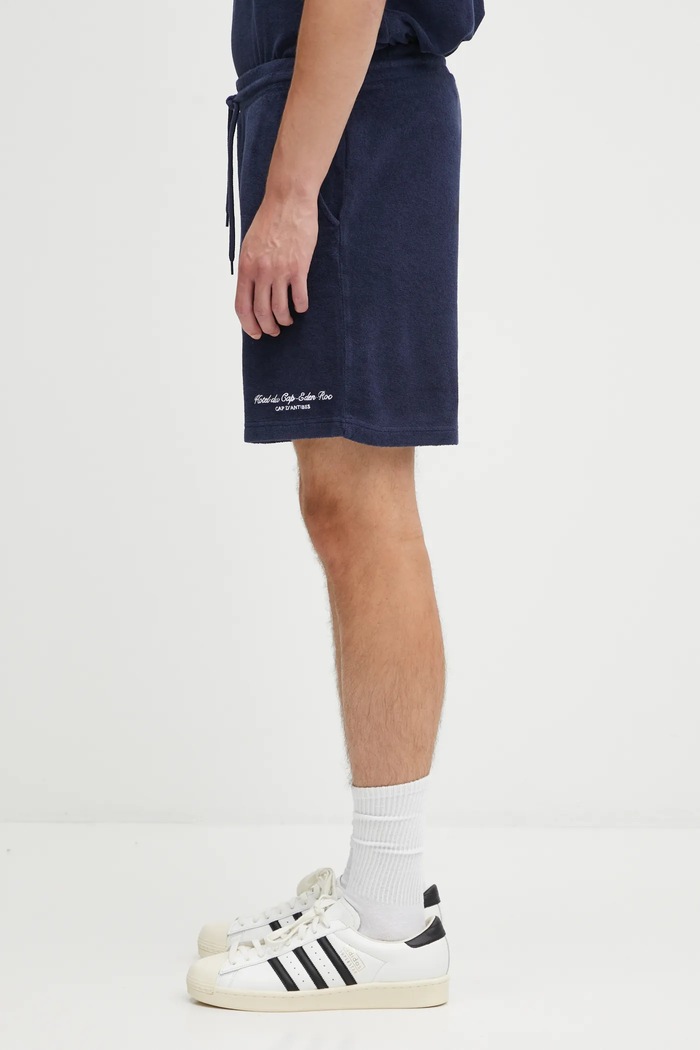 Одяг Бавовняні шорти Sporty & Rich Eden Script Terry SH02760673BL106 темно-синій