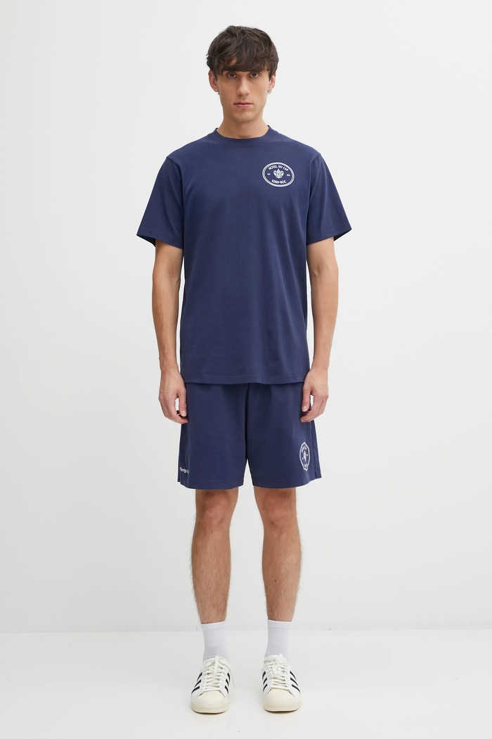 Bavlněné šortky Sporty & Rich Eden Crest Embroidered Gym SH03960666BL106