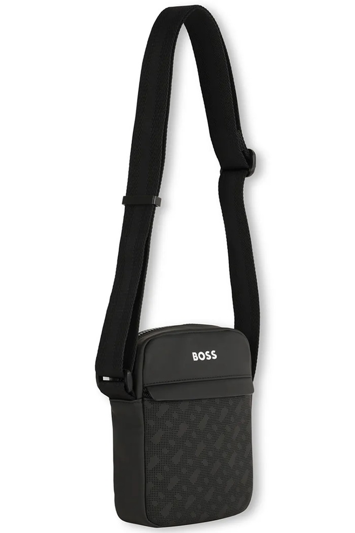 BOSS Borsetă copii J52642 negru AW25