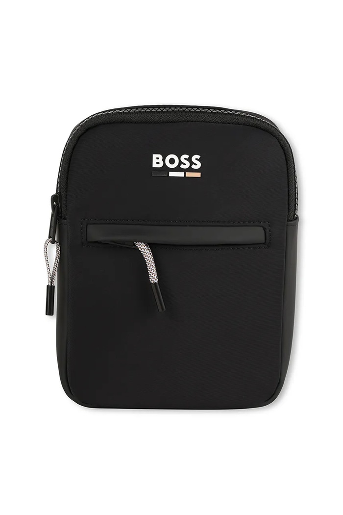 BOSS Borsetă copii J52643 negru AW25