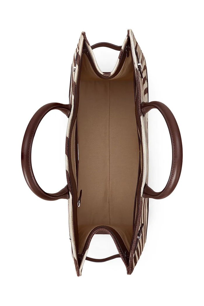 Τσάντα Lauren Ralph Lauren καφέ 431942187