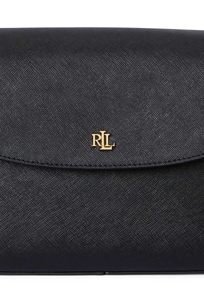 Kožená kabelka Lauren Ralph Lauren 431969364 čierna
