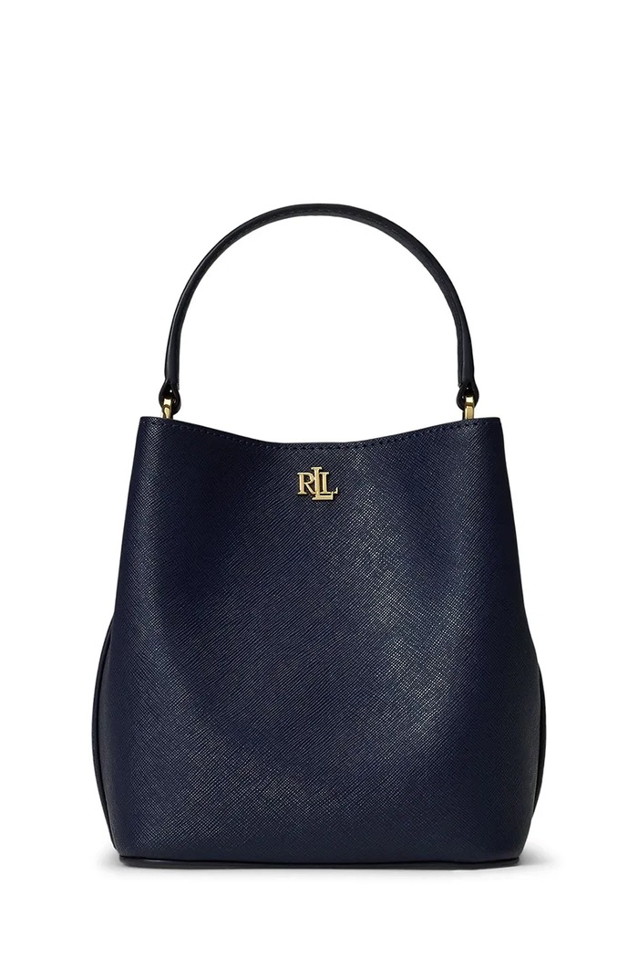 Lauren Ralph Lauren sac pentru femei, din piele uni bleumarin 431969365
