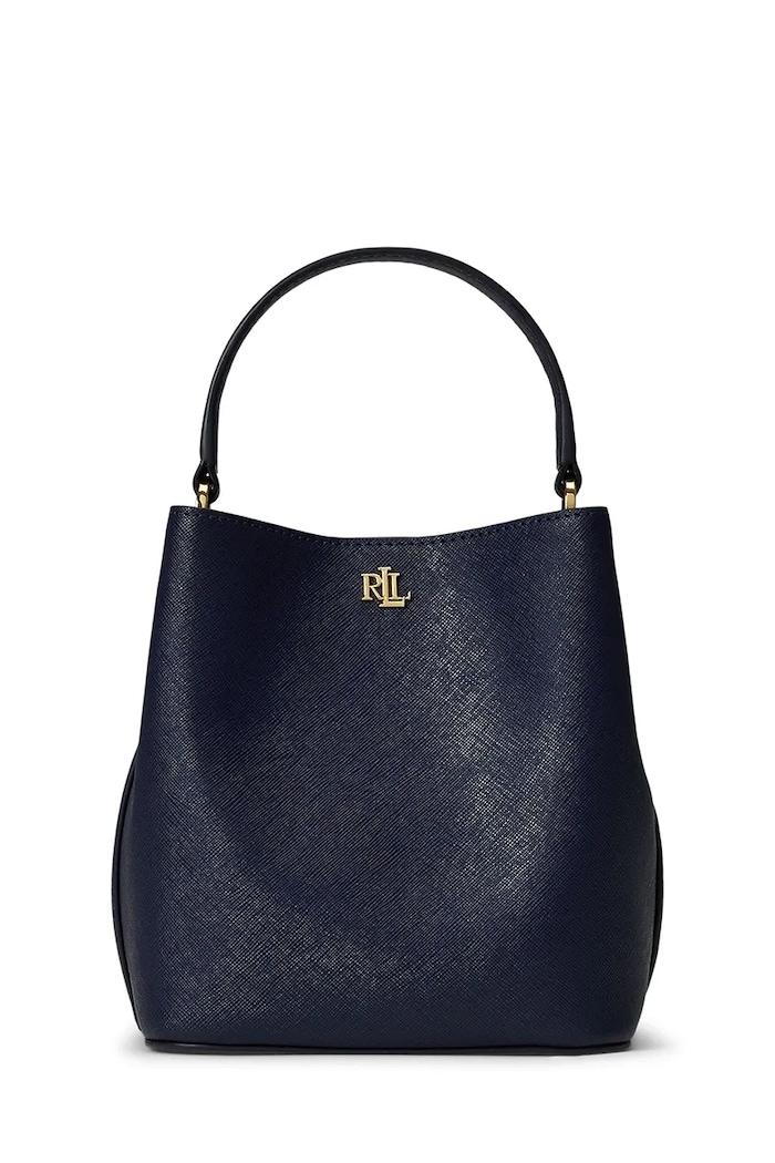 Lauren Ralph Lauren sac pentru femei, din piele uni bleumarin 431969365