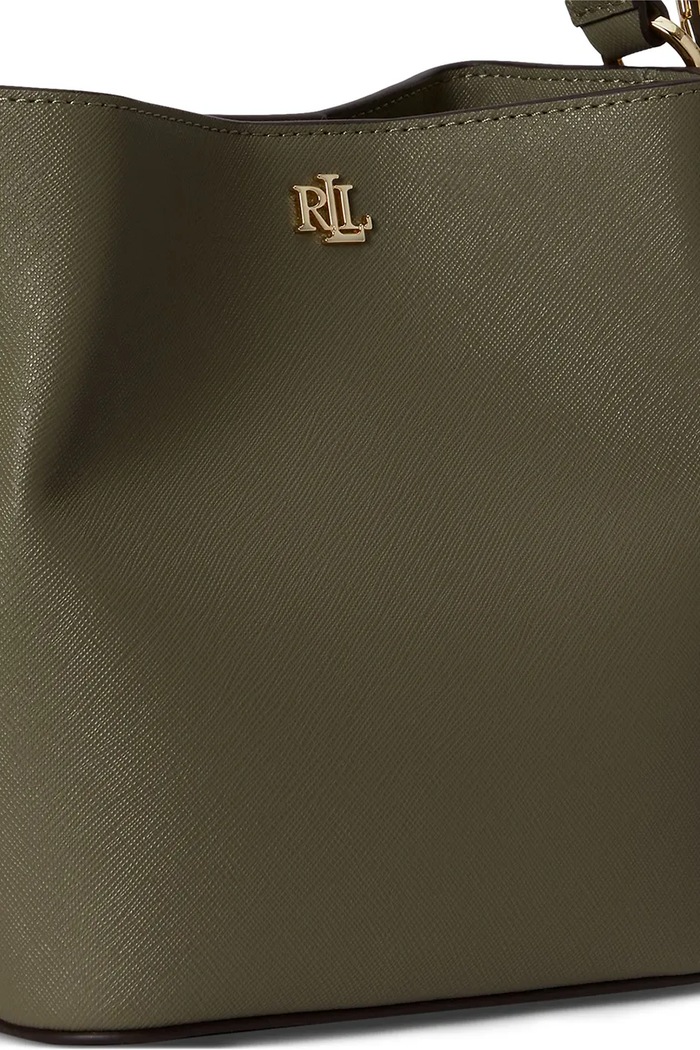 Lauren Ralph Lauren kabelka typu vak dámska kožená 431969365 zelená