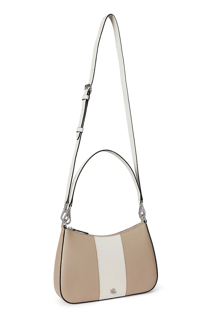Lauren Ralph Lauren Torebka skórzana 431974513 beżowy AW25