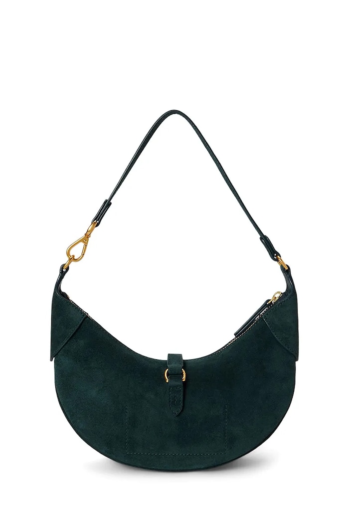 Polo Ralph Lauren torebka shopper damska zamszowa 428922880 granatowy SS26