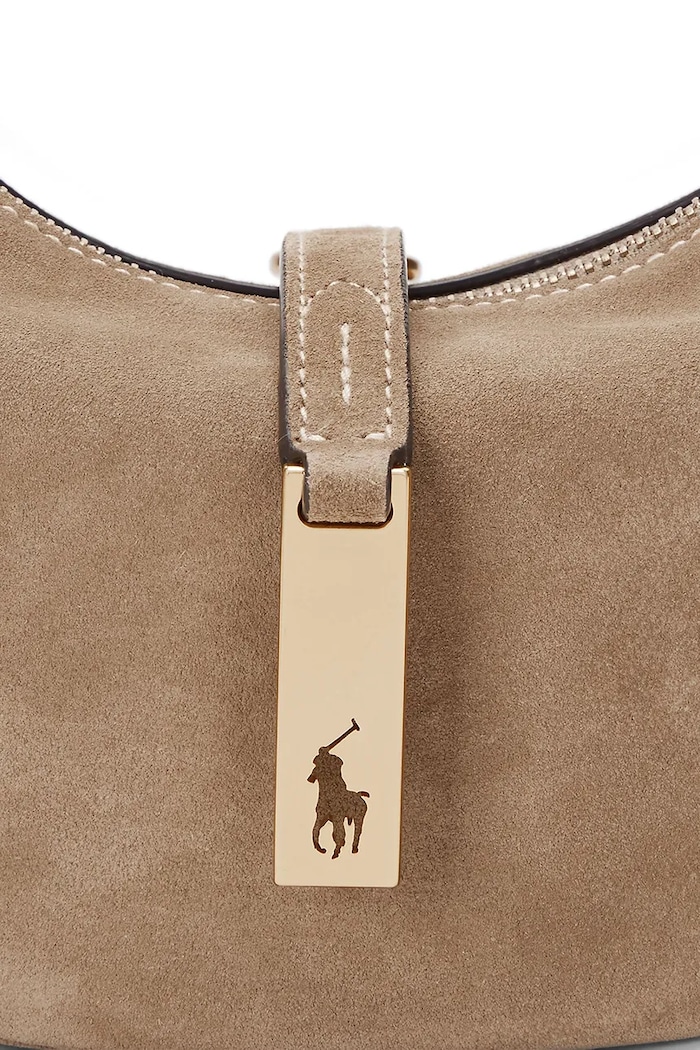 Polo Ralph Lauren nákupní taška dámská semišová 428922880 hnědá