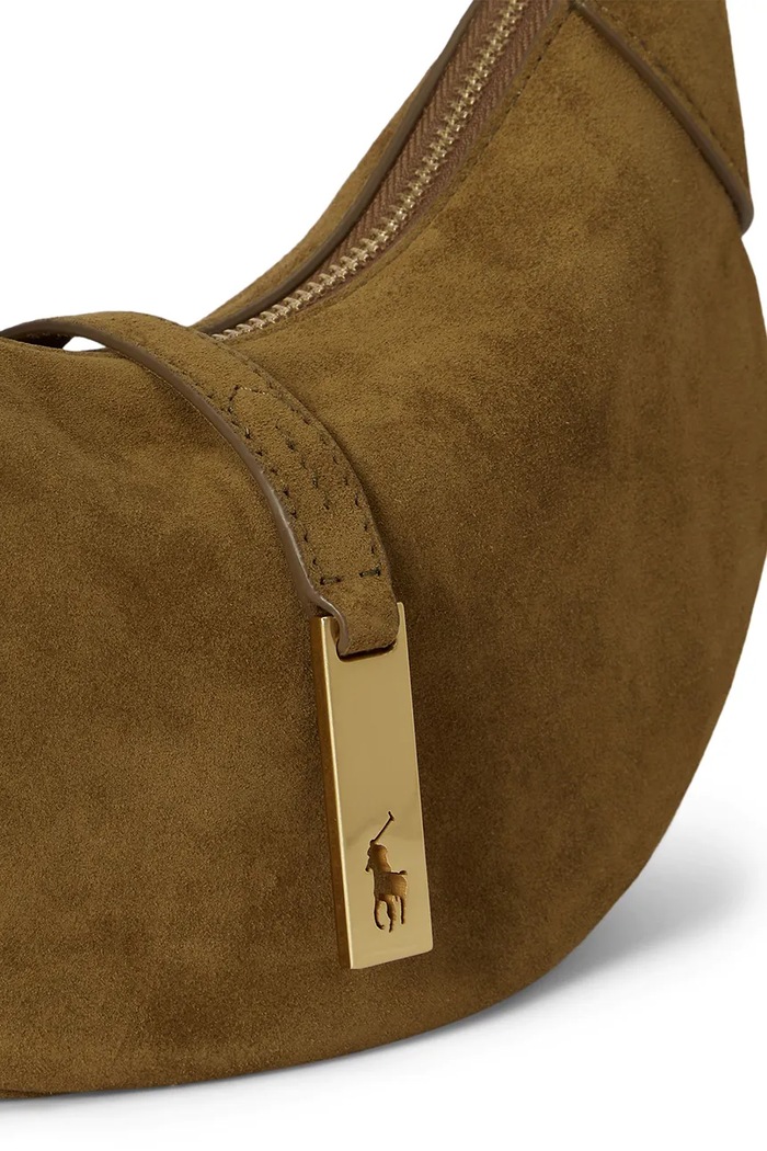 Polo Ralph Lauren nákupní taška dámská semišová 428922880 hnědá