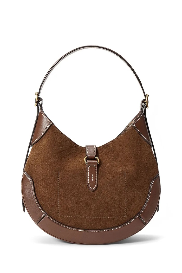 Polo Ralph Lauren mala torba hobo ženska kožna smeđa 428945972
