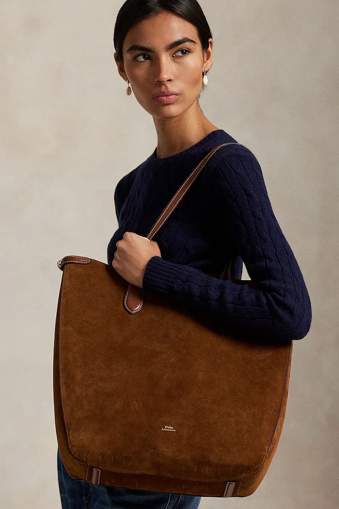 Polo Ralph Lauren shopper torba ženska od brušene kože 428968152