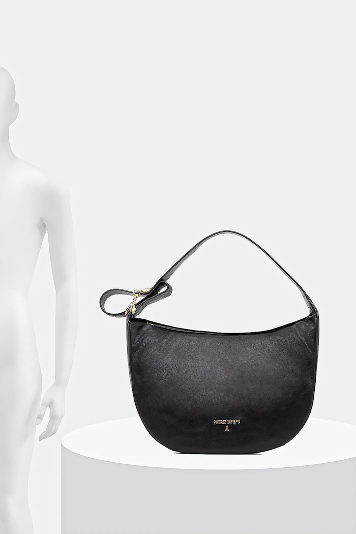 Шкіряна сумочка Patrizia Pepe 8B0278.L164 чорний