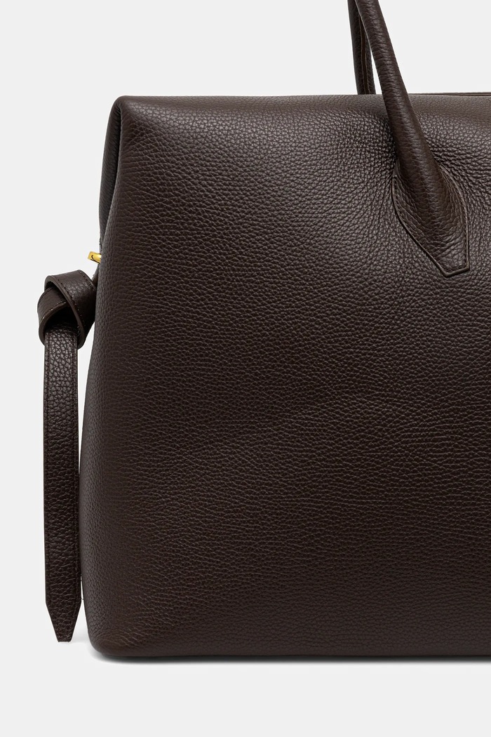 Αξεσουάρ Δερμάτινη τσάντα Yuzefi BRIOCHE WEEKENDER 53 x 31 x 20 cm YUZPF25.HB.BW.L038 καφέ