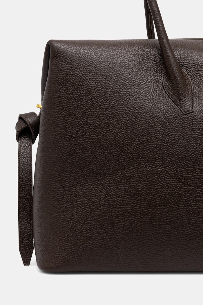 Αξεσουάρ Δερμάτινη τσάντα Yuzefi BRIOCHE WEEKENDER 53 x 31 x 20 cm YUZPF25.HB.BW.L038 καφέ