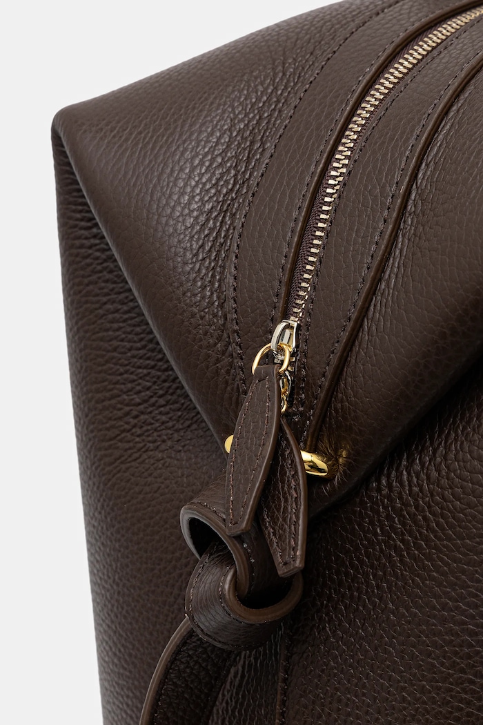 Δερμάτινη τσάντα Yuzefi BRIOCHE WEEKENDER 53 x 31 x 20 cm καφέ YUZPF25.HB.BW.L038