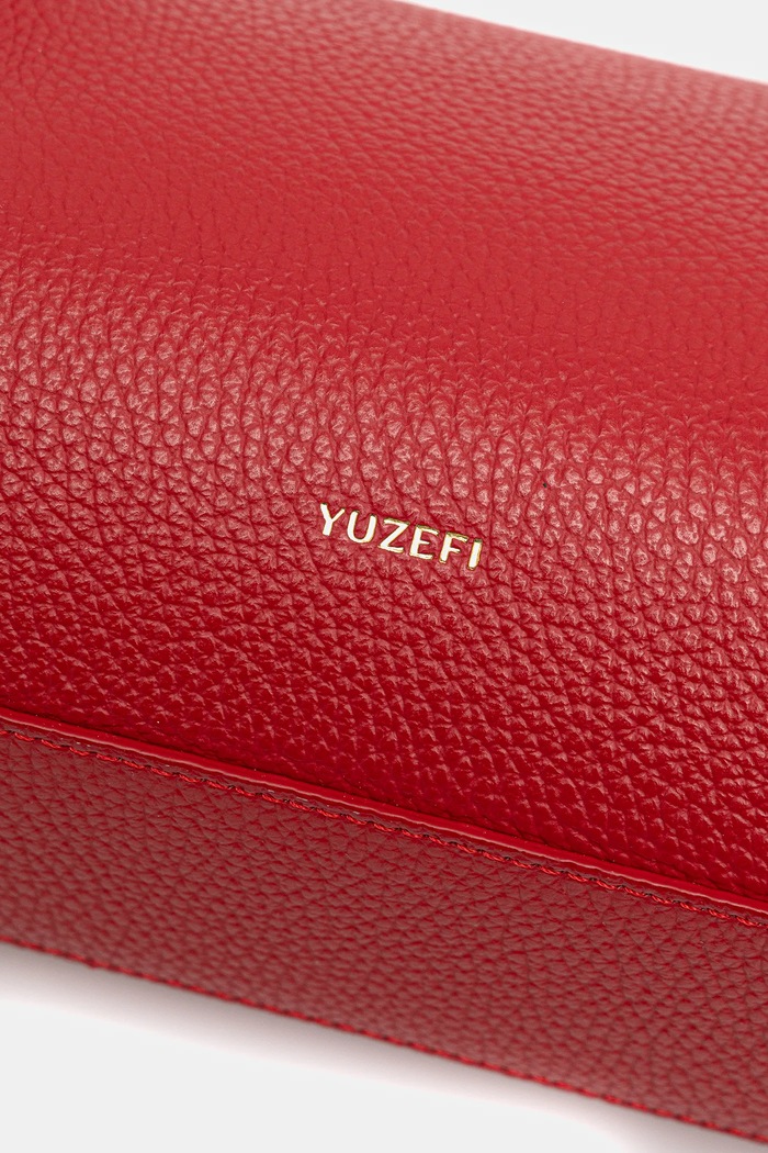 Usnjena torbica Yuzefi OYSTER Yuzefi rdeča YUZPF25.HB.OYSB.L060
