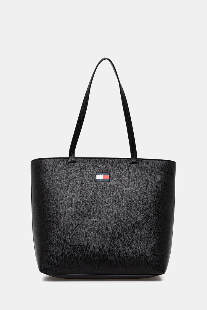 Tommy Jeans torebka mieści A4 czarny AW0AW17549
