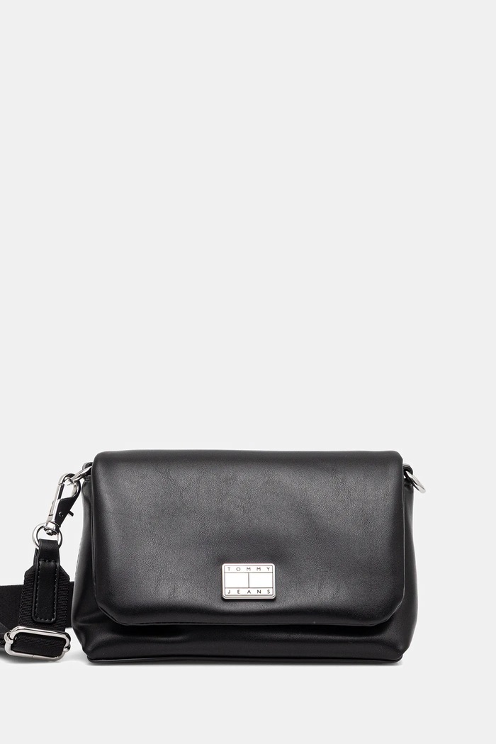Tommy Jeans poșetă uni negru AW0AW17550