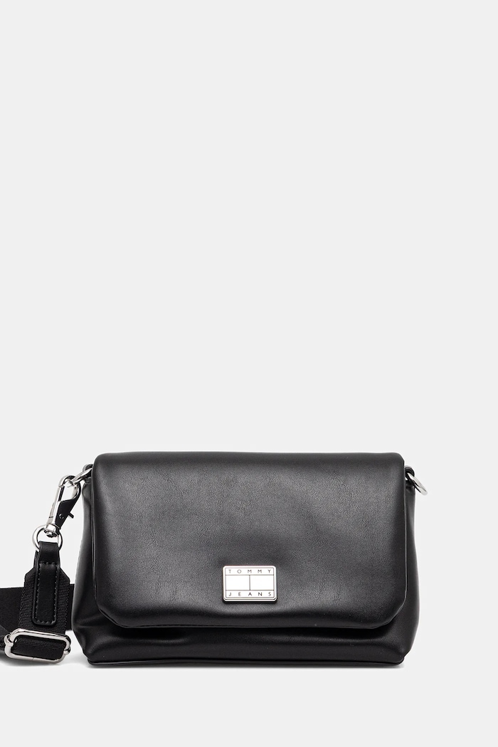 Tommy Jeans poșetă uni negru AW0AW17550