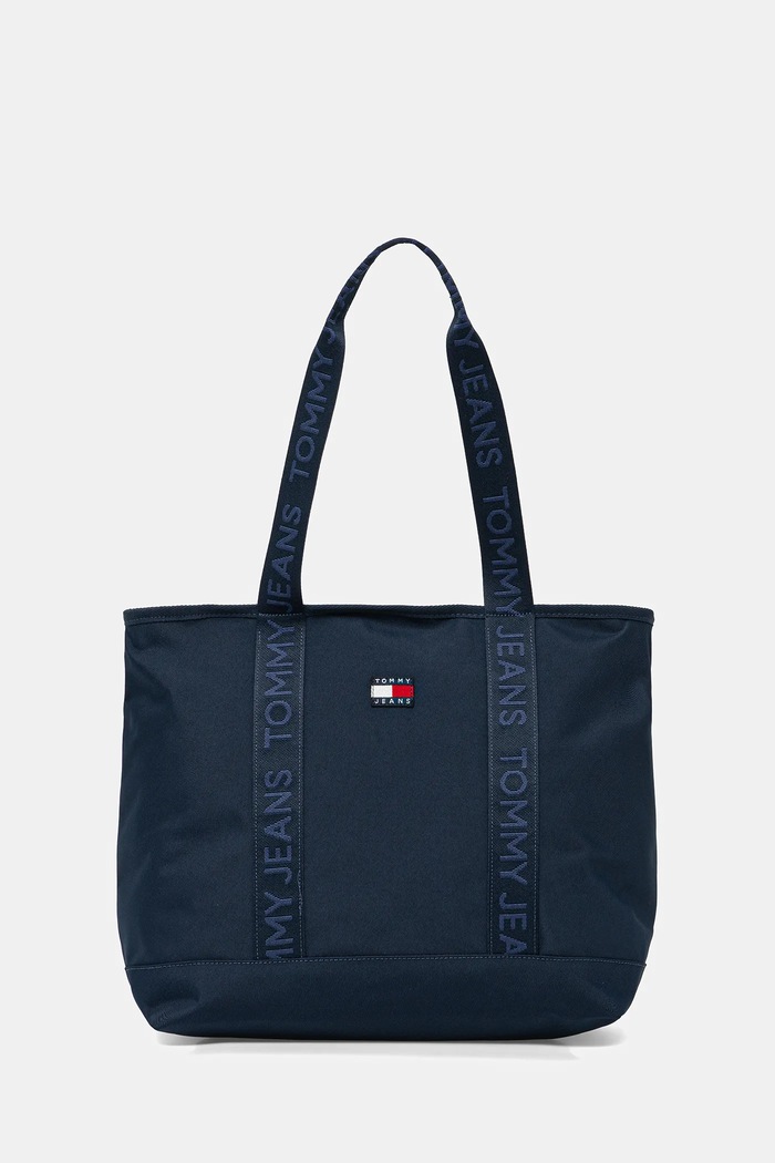 Kabelka Tommy Jeans vzorovaný námořnická modř AW0AW17567