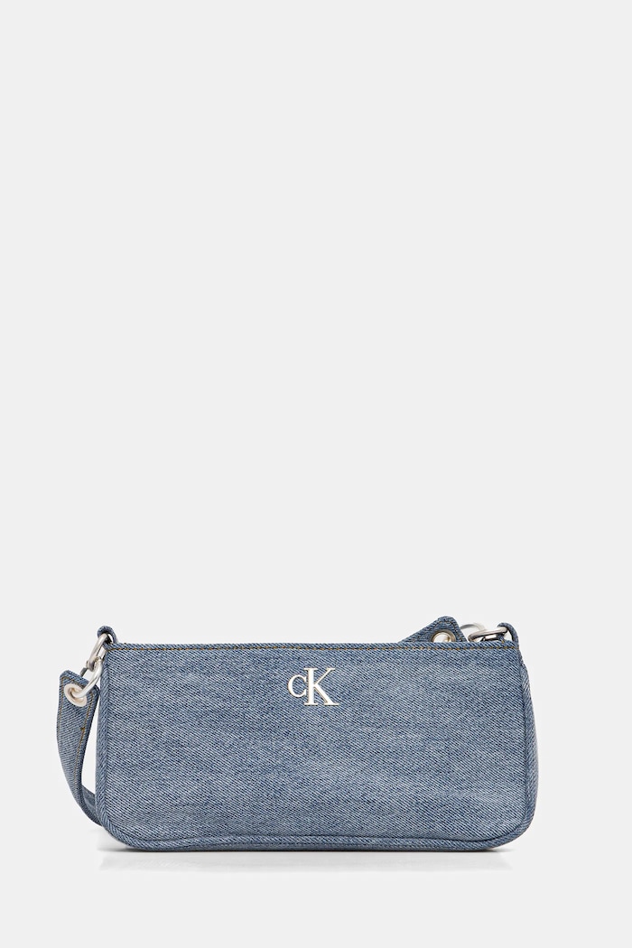 Calvin Klein torebka nie mieści A4 niebieski LV04F3217G