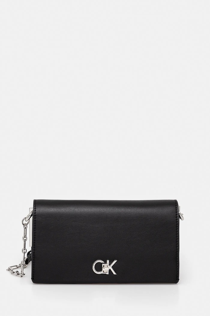 Calvin Klein kézitáska szintetikus bőr fekete LV04F3103G