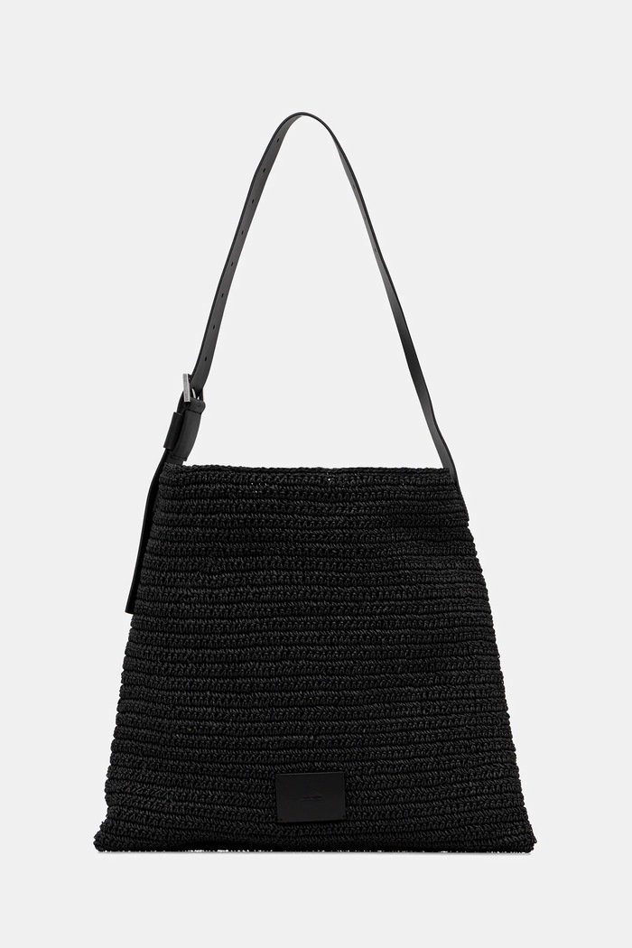 Kabelka AllSaints ASHA zmestí A4 čierna W249XC