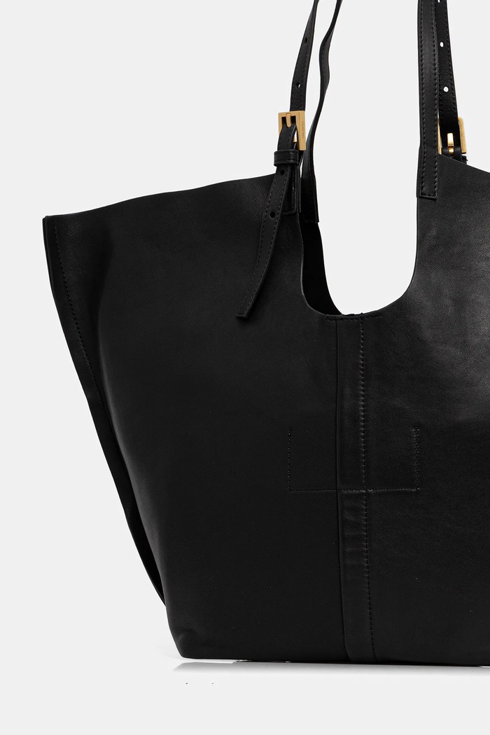 Dodaci Kožna torba AllSaints ARA W312XC crna