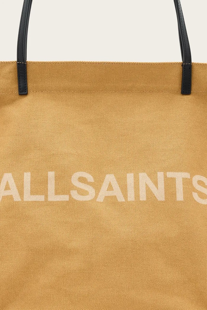 Bavlněná kabelka AllSaints SERAFINA W323XC béžová