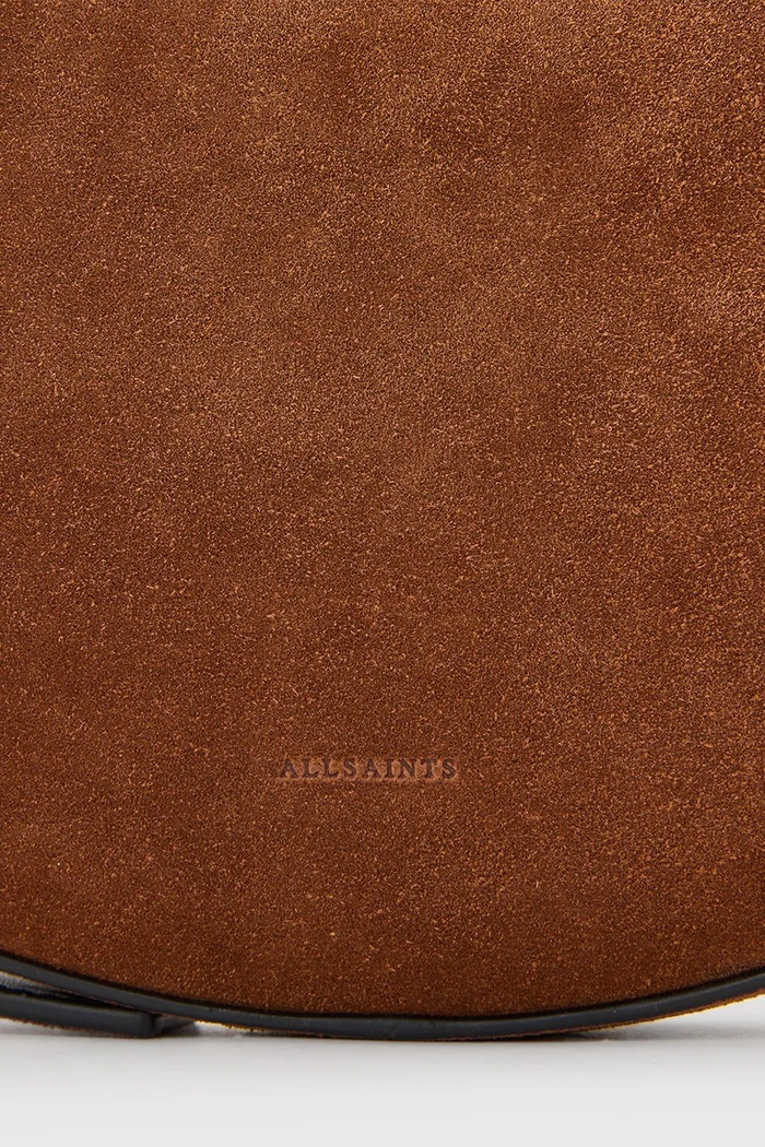 AllSaints geanta de mana din piele intoarsa HALFMOON W334XC