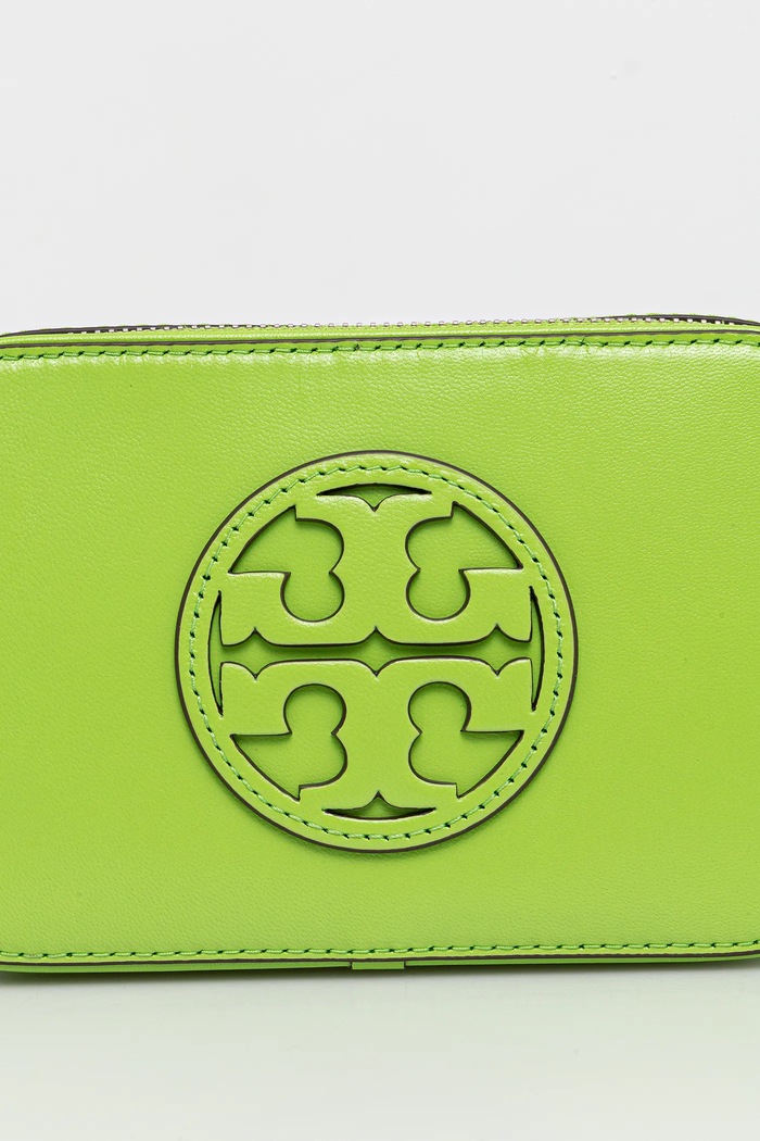 Tory Burch geantă de piele Miller 169154.300 verde AW25