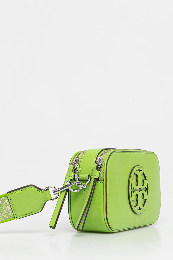 Accesorii Tory Burch geantă de piele Miller 169154.300 verde