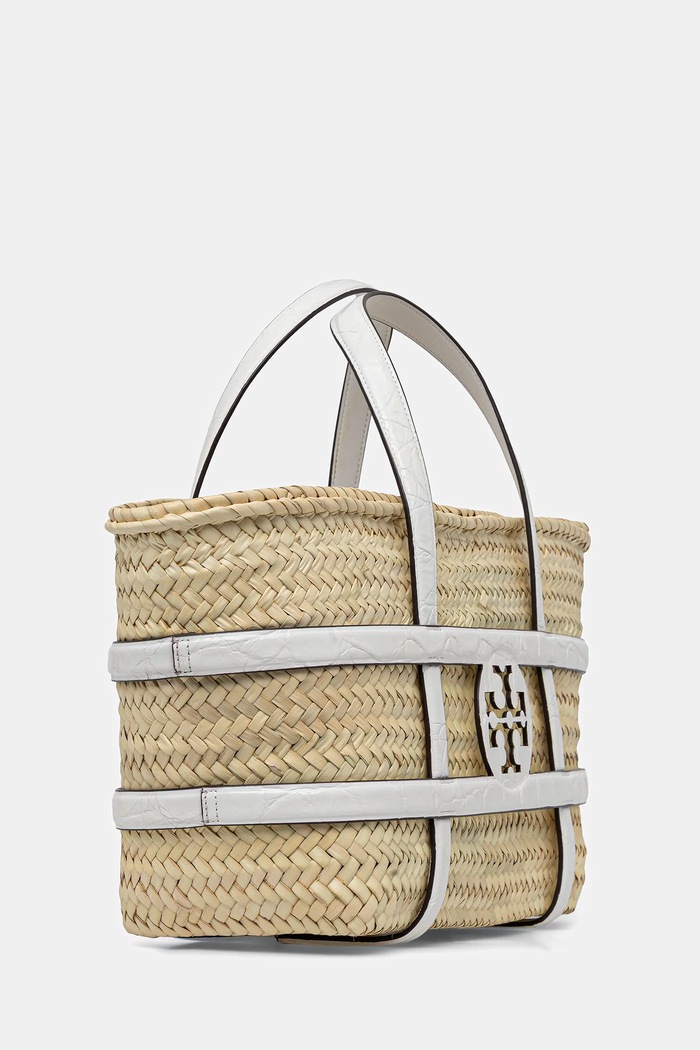 Tory Burch Kosz plażowy Ella 169396.101 beżowy AW25