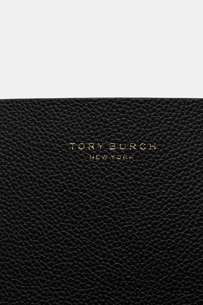 Tory Burch poșetă de piele Perry 169476.001 negru AW25