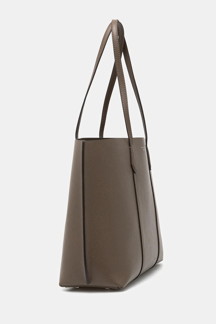 Δερμάτινη τσάντα Tory Burch Perry 169476.250 μπεζ AW25
