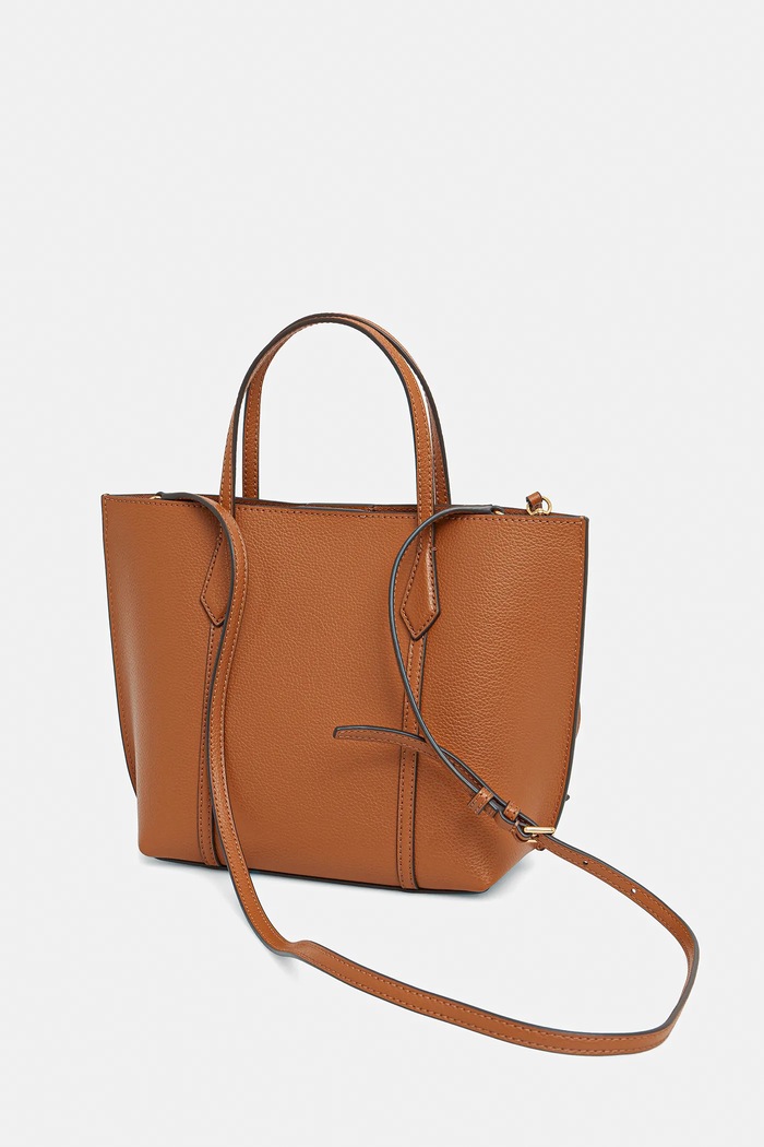 Doplnky Kožená kabelka Tory Burch Perry 177252.200 hnedá
