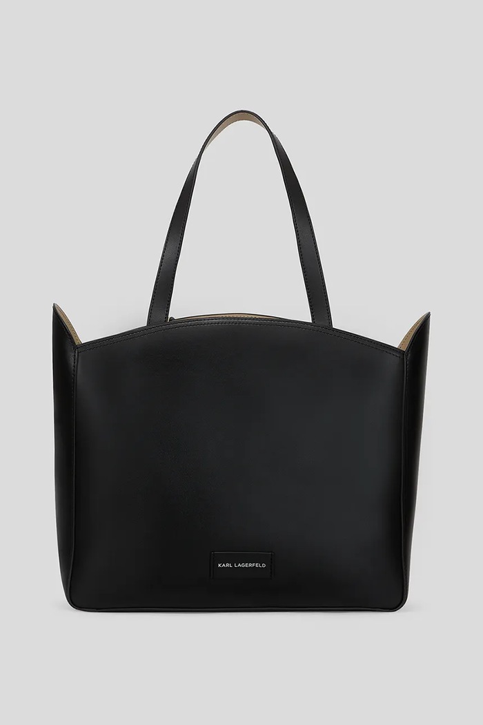 Usnjena torbica Karl Lagerfeld A3W30043 črna AW25
